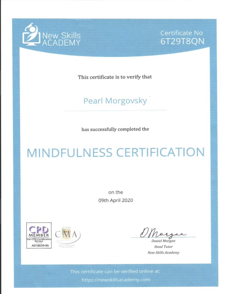 CoC New Skills Academy : Mindfulness Certifcation